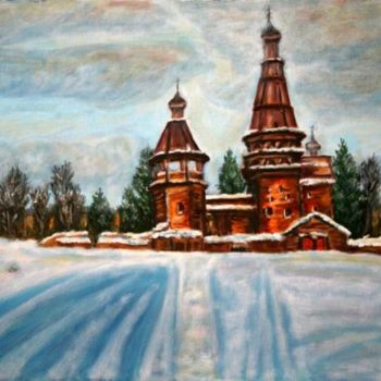 Painting titled "Скоро март" by Vovan Bond, Original Artwork, Oil