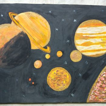 Картина под названием "галактика" - Vovs Melnik, Подлинное произведение искусства