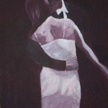 Peinture intitulée "Les danseurs" par Virginie Piatti, Œuvre d'art originale, Acrylique Monté sur Carton