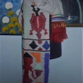 Ремесла под названием "палантин Русские уз…" - Artvredina, Подлинное произведение искусства, Шарфы и широкие шарфы