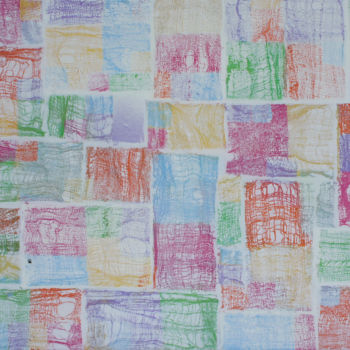 Colagens intitulada "Illusions.jpg" por Vanessa Rodrigues, Obras de arte originais, Textil