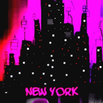 Digital Arts titled "NY" by Vrineart, Original Artwork