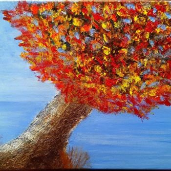 Pittura intitolato "Tree" da Ilias Déco Art, Opera d'arte originale, Acrilico
