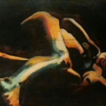 Painting titled "Contorsion 2" by Véroniq'S, Original Artwork, Acrylic