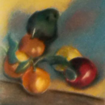 Картина под названием "Fruits de saison 1" - Véroniq'S, Подлинное произведение искусства, Акрил
