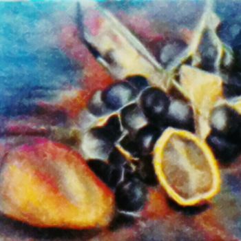 Peinture intitulée "Fruits de saison 2" par Véroniq'S, Œuvre d'art originale, Acrylique