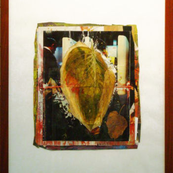Collages intitulée "Végétal madalas n°2" par Vincent Sfg, Œuvre d'art originale, Collages
