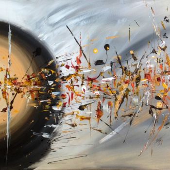 Peinture intitulée "Supernova" par Vsid, Œuvre d'art originale, Acrylique