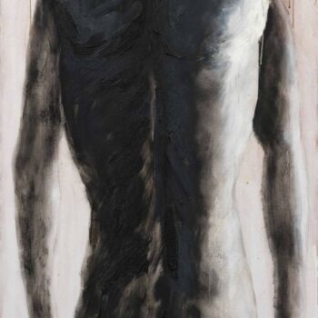 Schilderij getiteld "Estrés" door Vuhed, Origineel Kunstwerk, Acryl Gemonteerd op Frame voor houten brancard