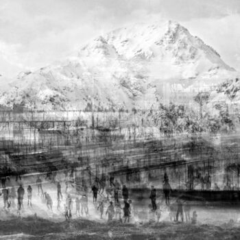 Fotografia intitolato ""Alps"" da Vukašin Delević, Opera d'arte originale, Fotografia manipolata