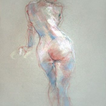 Pintura intitulada "La féssée" por Raluca Vulcan, Obras de arte originais