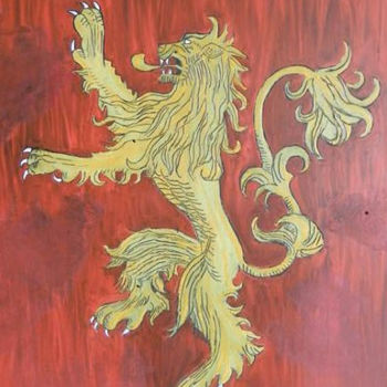 Peinture intitulée "G'old king" par Vultus, Œuvre d'art originale, Huile
