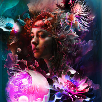 Digital Arts titled "Translucide" by Vyctoire Sage, Original Artwork, Photo Montage