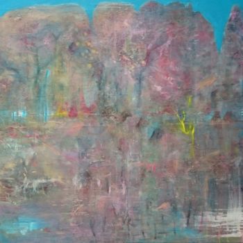 Pittura intitolato "Forest" da Wladimir Abramuszkin, Opera d'arte originale, Acrilico