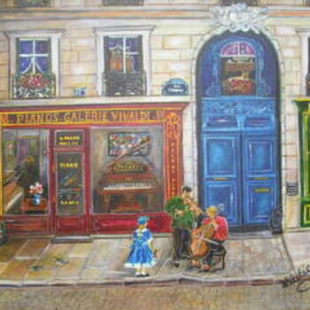 Painting titled "Rue Fondary" by Wadislava Dedoncker (Wadis), Original Artwork