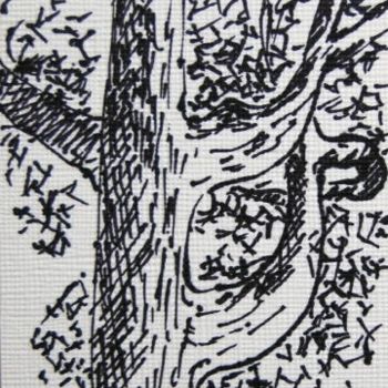 Drawing titled "OAK TREE" by Zbigniew Waksmundzki, Original Artwork, Other