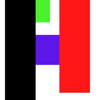 Digital Arts titled "The "H" Color." by Waldemir Espíndola, Original Artwork, Digital Collage