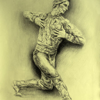 "Ballet La Bayadère…" başlıklı Resim Walid Lemkecher tarafından, Orijinal sanat, Kalem