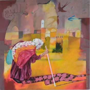 Pittura intitolato "Voyage" da Walid Helali, Opera d'arte originale, Acrilico