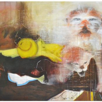 Pittura intitolato "The scream" da Walid Helali, Opera d'arte originale, Acrilico