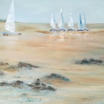 Peinture intitulée "Wind" par Valérie Morin, Œuvre d'art originale, Huile
