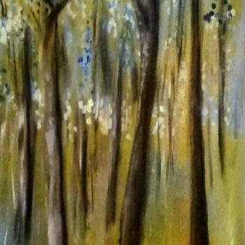 Painting titled "Promenons-nous" by Valérie Morin, Original Artwork, Acrylic
