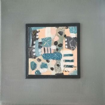 Painting titled "sans titre" by Valérie Morin, Original Artwork, Acrylic Mounted on Wood Stretcher frame