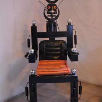 Design intitulée "fauteuil  robotique" par Gilles Bellagamba, Œuvre d'art originale, Meuble