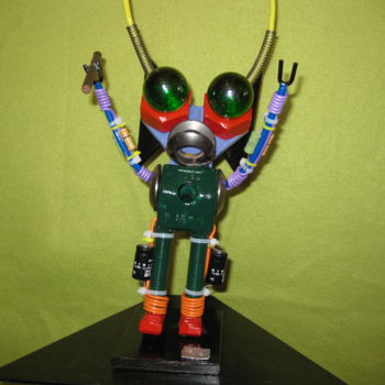 雕塑 标题为“sculpture robot” 由Gilles Bellagamba, 原创艺术品, 金属