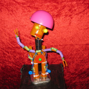 雕塑 标题为“robot” 由Gilles Bellagamba, 原创艺术品, 金属