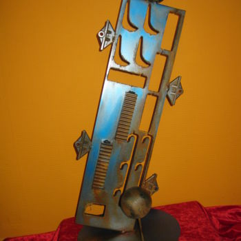 Sculpture titled "sculptural" by Gilles Bellagamba, Original Artwork, Metals
