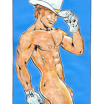 Nude Male Man Gay Cowboy Rawhide Kid Marvel Comics