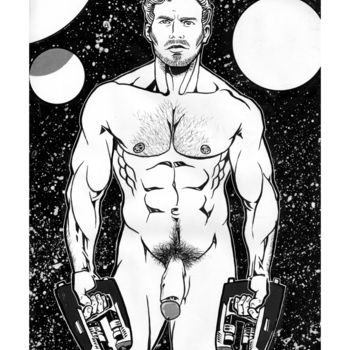 Nude Male Art Gay Comics Science-Fiction Man Boy