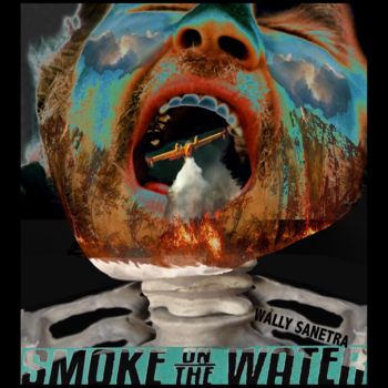 Digitale Kunst mit dem Titel "smoke on the water" von Wally Sanetra, Original-Kunstwerk, 2D digitale Arbeit