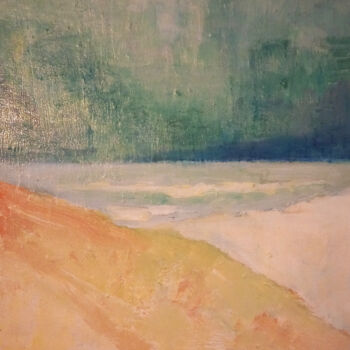 Painting titled "Landscape 2" by Walstra, Original Artwork, Acrylic Mounted on Wood Stretcher frame