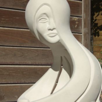 Sculpture titled "Naiade 1 /3" by Walter Kuschniersch, Original Artwork, Stone