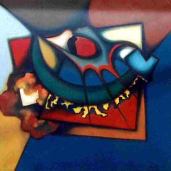 Painting titled "Hematoma" by Walter Gil (Coordinador), Original Artwork