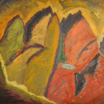 Pittura intitolato "Le Vergini" da Walter Perdan, Opera d'arte originale, Acrilico