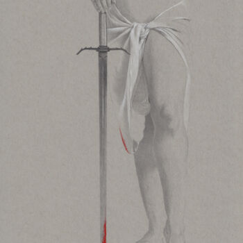 图画 标题为“"Rred Nr.12 or Salo…” 由Walter Roos, 原创艺术品, 铅笔
