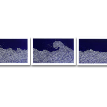 Εκτυπώσεις & Χαρακτικά με τίτλο "Inner landscape I-V" από Suo Yuan Wang, Αυθεντικά έργα τέχνης, Χαρακτική