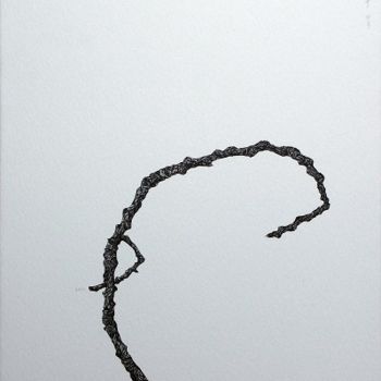 Drawing titled "Coin Oublié n°5" by Suo Yuan Wang, Original Artwork, Ink