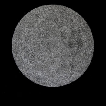 Gravures & estampes intitulée "Lune Noire ( l'ouïe…" par Suo Yuan Wang, Œuvre d'art originale