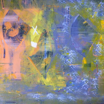 Malerei mit dem Titel "Empreintes" von Michaile, Original-Kunstwerk, Acryl