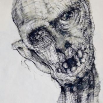 "Gesichter des Verge…" başlıklı Resim Stephan Rodriguez Warnemünde tarafından, Orijinal sanat, Mürekkep