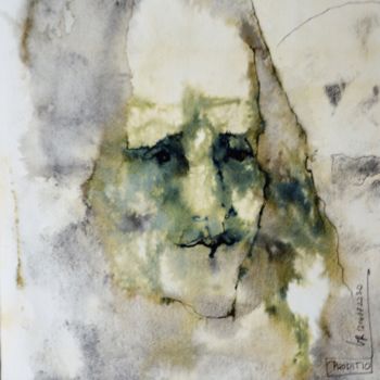 Drawing titled "Blaise Pascal kurz…" by Stephan Rodriguez Warnemünde, Original Artwork, Ink