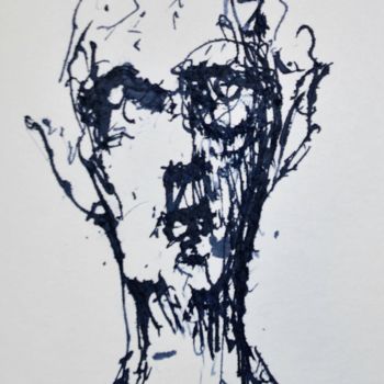 Drawing titled "Der verlorene Sohn…" by Stephan Rodriguez Warnemünde, Original Artwork, Ink