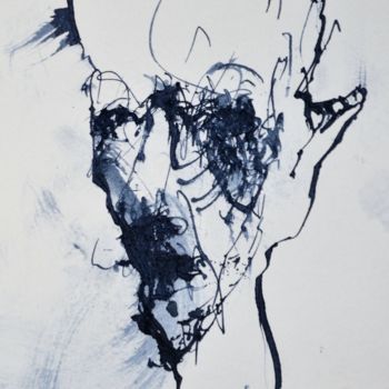 Tekening getiteld "Der verlorene Sohn…" door Stephan Rodriguez Warnemünde, Origineel Kunstwerk, Inkt