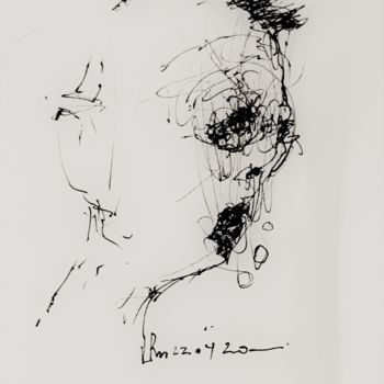 Desenho intitulada "gaudeamus igitur (3)" por Stephan Rodriguez Warnemünde, Obras de arte originais, Tinta