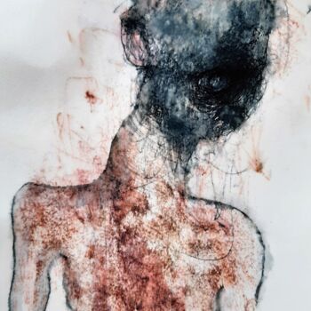 제목이 "Orpheus"인 그림 Stephan Rodriguez Warnemünde로, 원작, 잉크