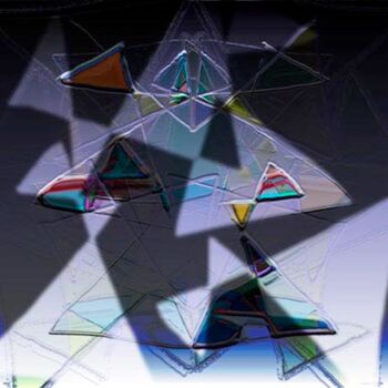 Digital Arts titled "Triangles 4" by Warren Furman, Original Artwork